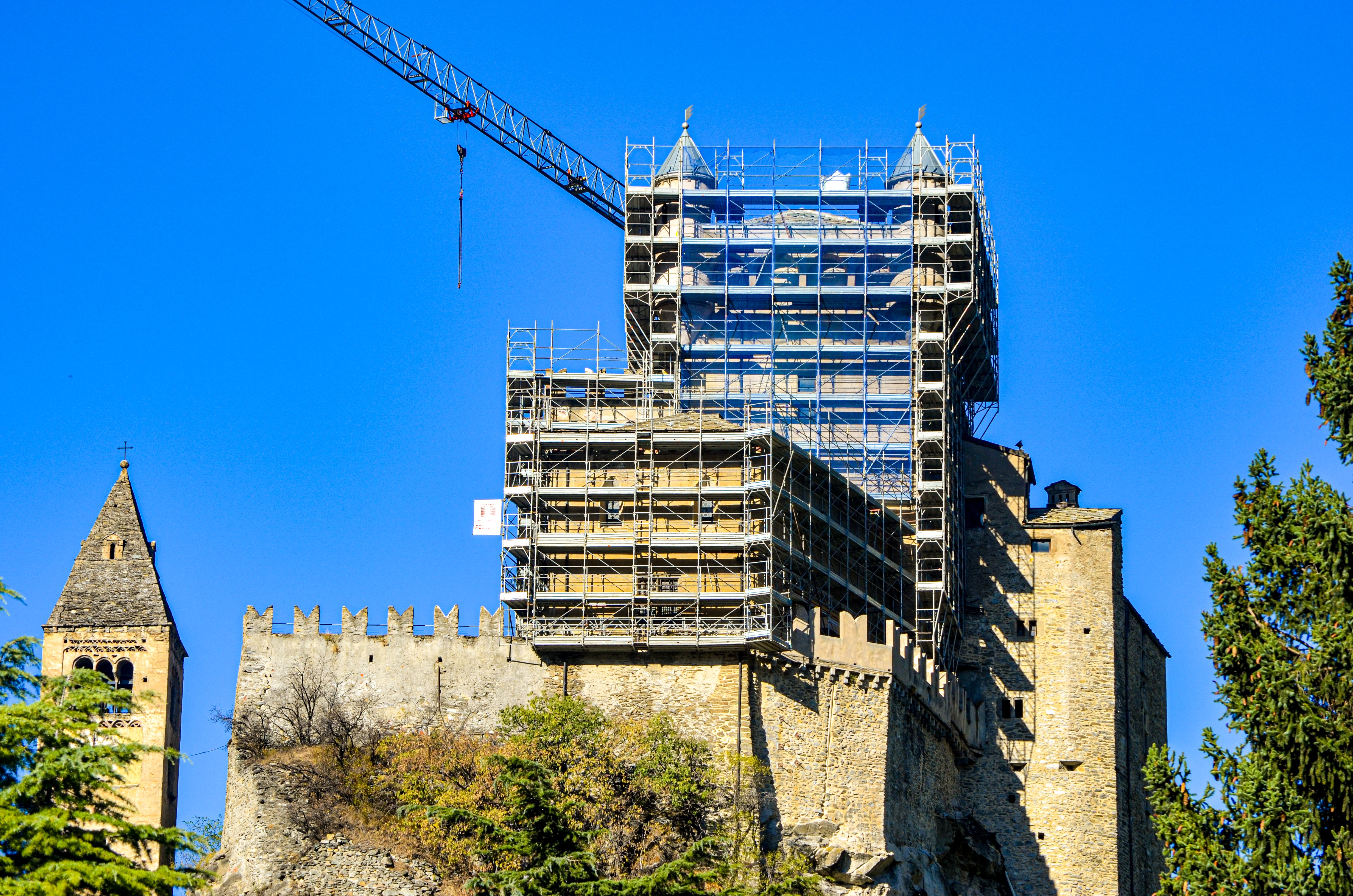 Ponteggi per restauro conservativo